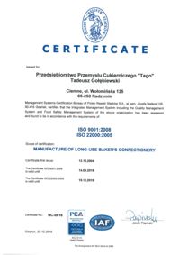 Certyfikat ISO 9001