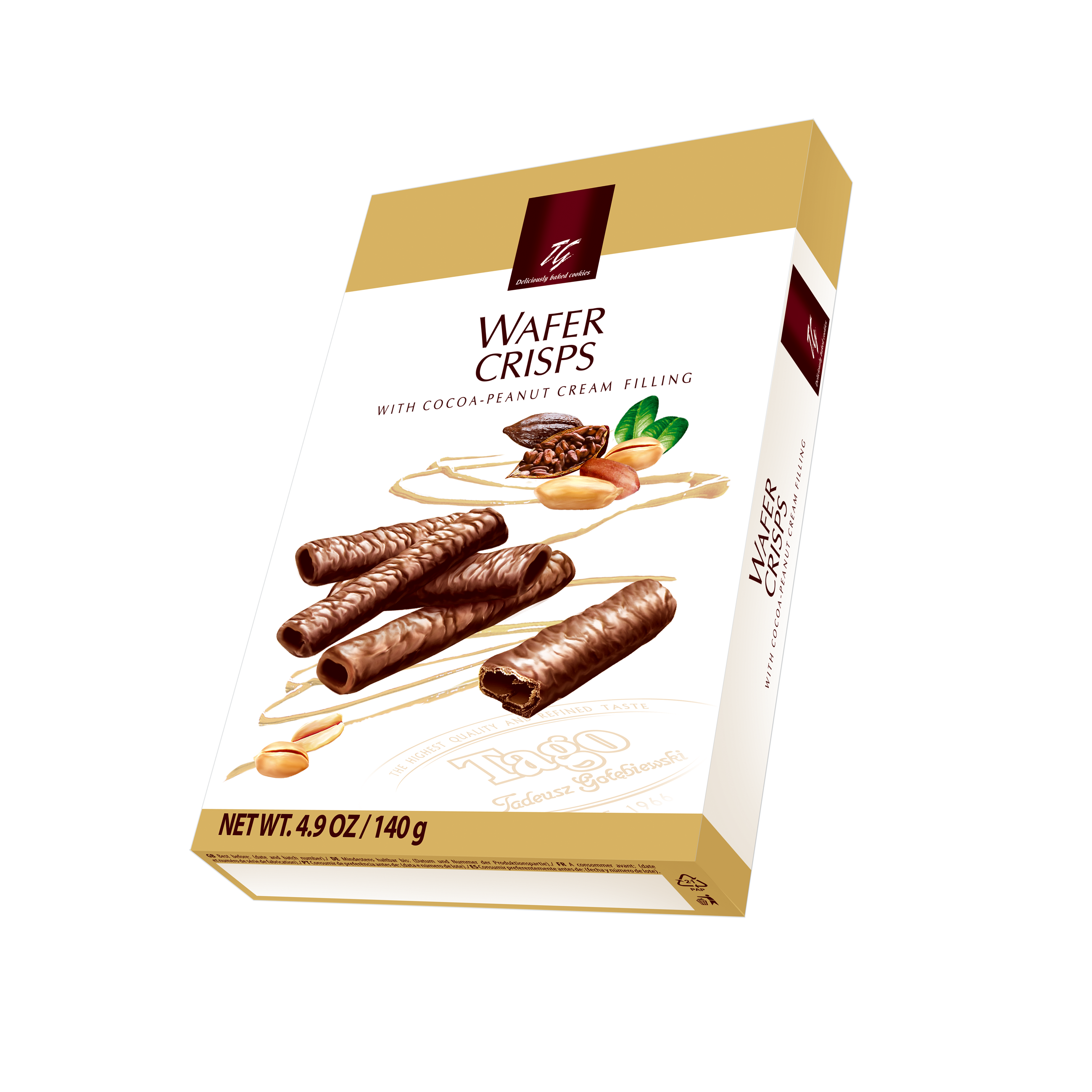 Crispy wafer rolls