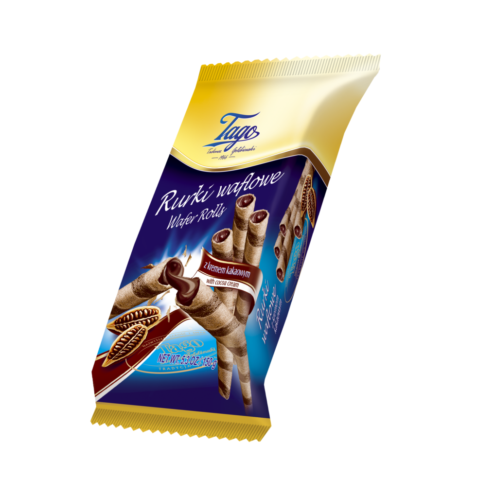 Rurka z kremem kakaowym