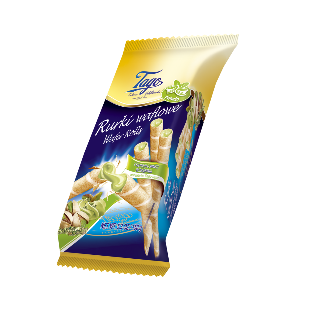 Rurka z kremem o smaku pistacjowym